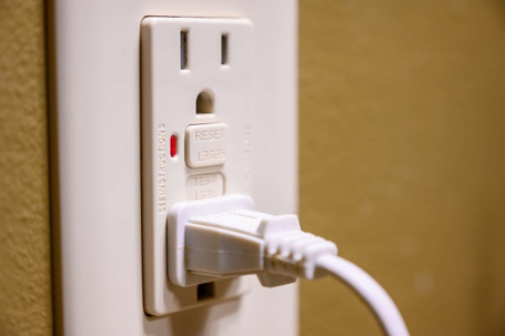 close up image of outlet on wall